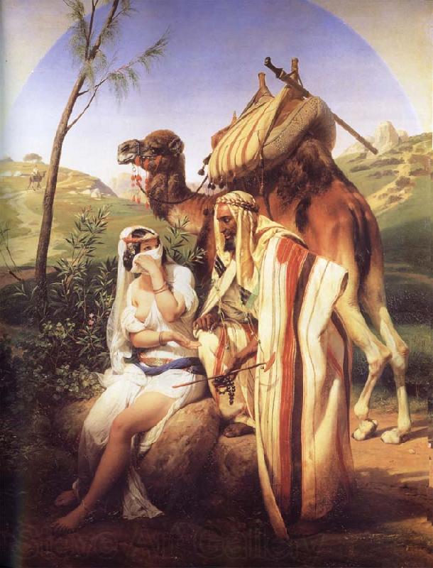Horace Vernet Judah and Tamar France oil painting art